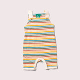 Pantaloncini salopette Rainbow Storytime color crema Little Green Radicals
