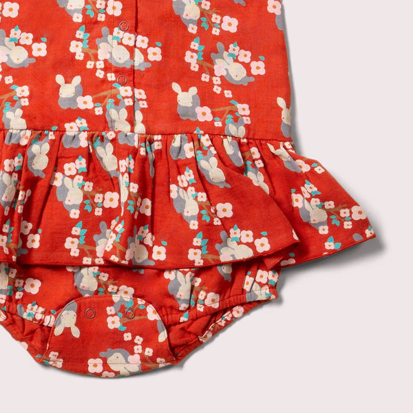 Tutina con volant Little Rabbits Little Green Radicals