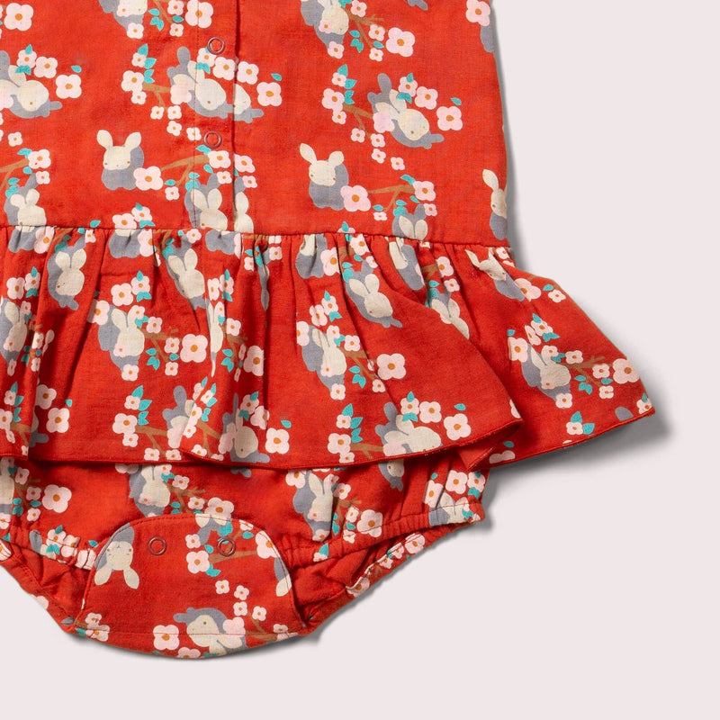 Tutina con volant Little Rabbits Little Green Radicals