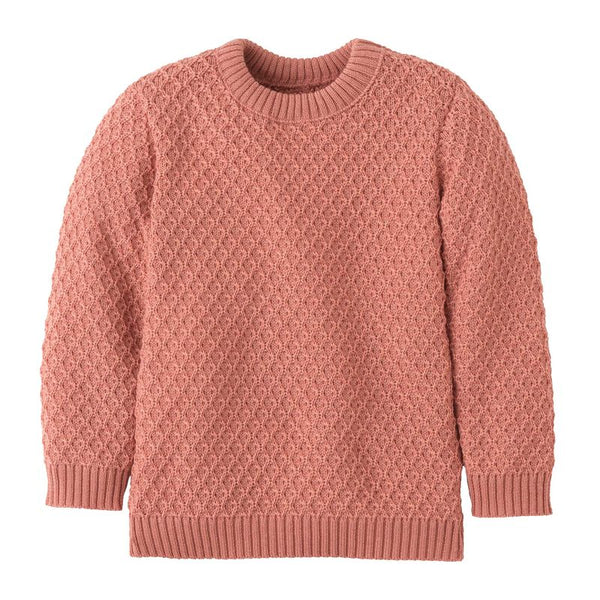 Maglione Disana Aran in lana - Soft Pink Disana