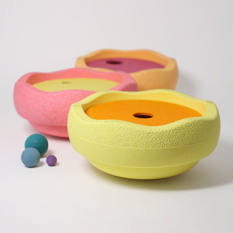 GRIMM’S x Stapelstein® Rolling Discs Warm Pastel Grimm's x Stapelstein