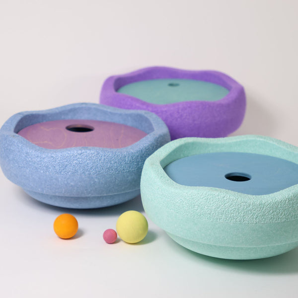 GRIMM’S x Stapelstein® Rolling Discs Cool Pastel Grimm's