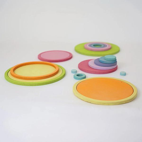 NUOVO - Cerchi e anelli concentrici pastello Grimm's