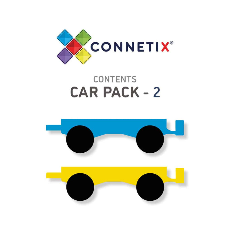 Car Pack 2 pezzi - Tessere magnetiche Connetix