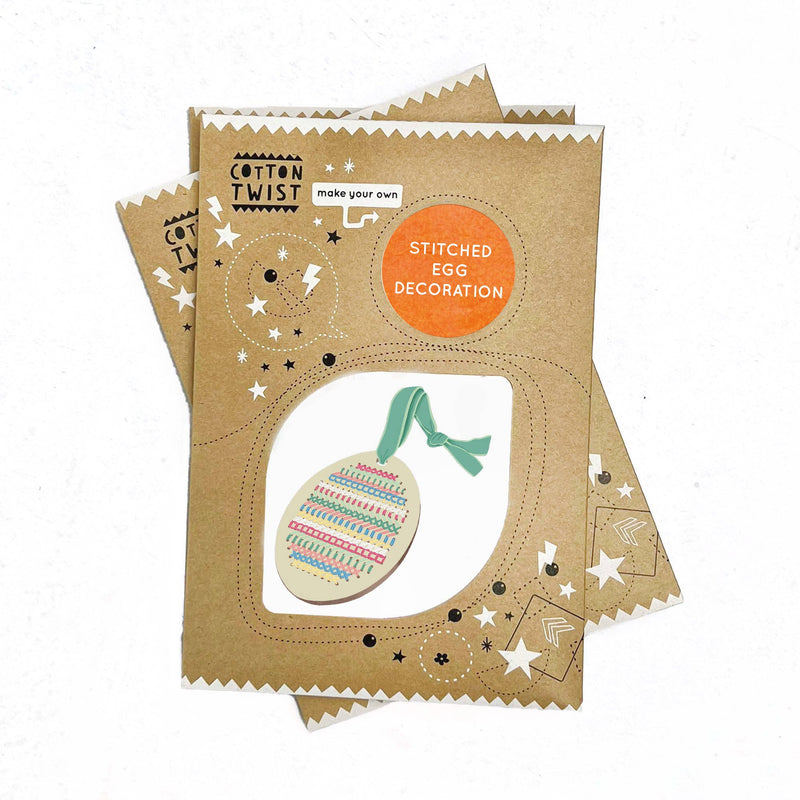 Kit fai da te - Crea il tuo uovo di Pasqua decorativo Cotton Twist