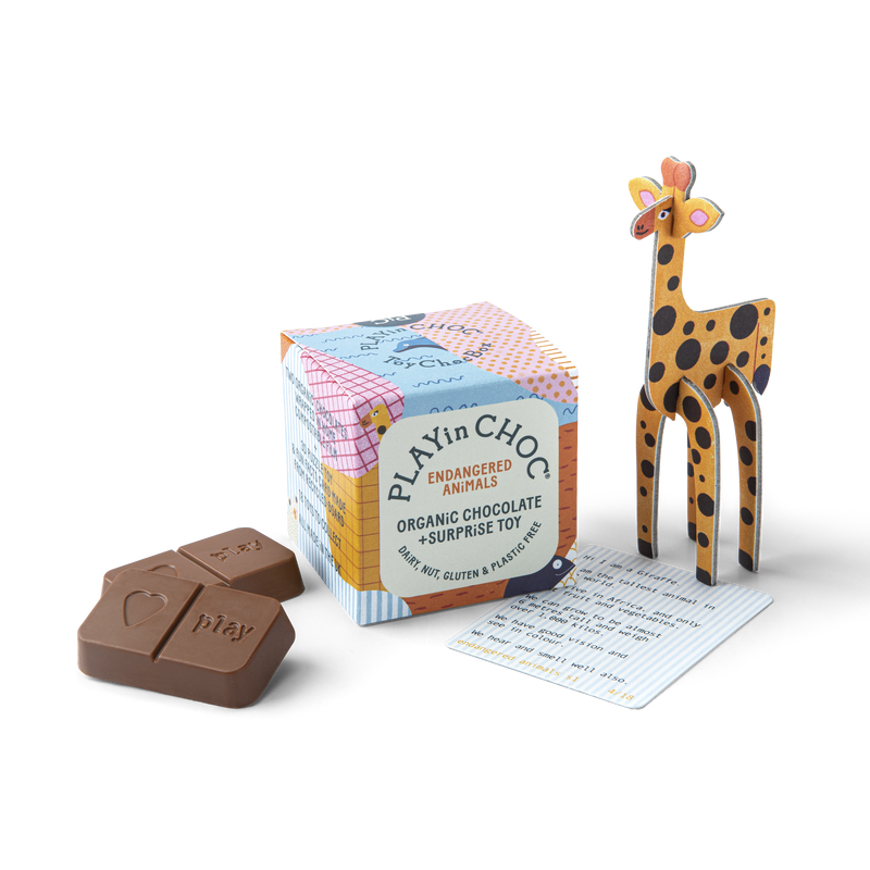 Toy Choc Box®ANIMALI IN VIA DI ESTINZIONE PLAYin CHOC