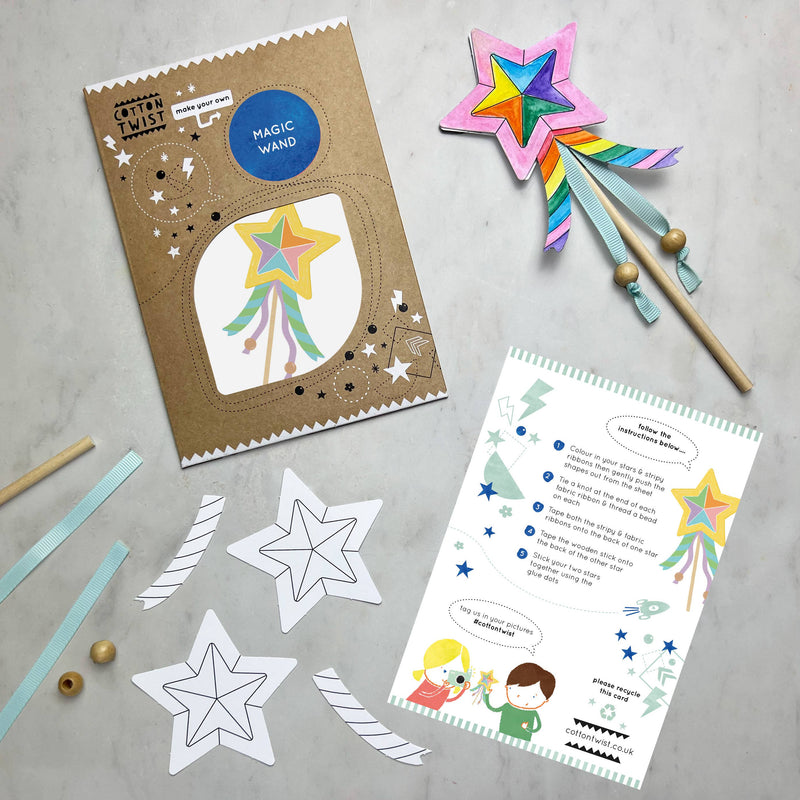 Kit fai da te - Crea la tua bacchetta magica Cotton Twist