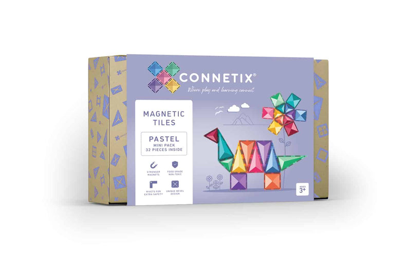 Pastel Mini Pack 32 pezzi - Tessere magnetiche Connetix