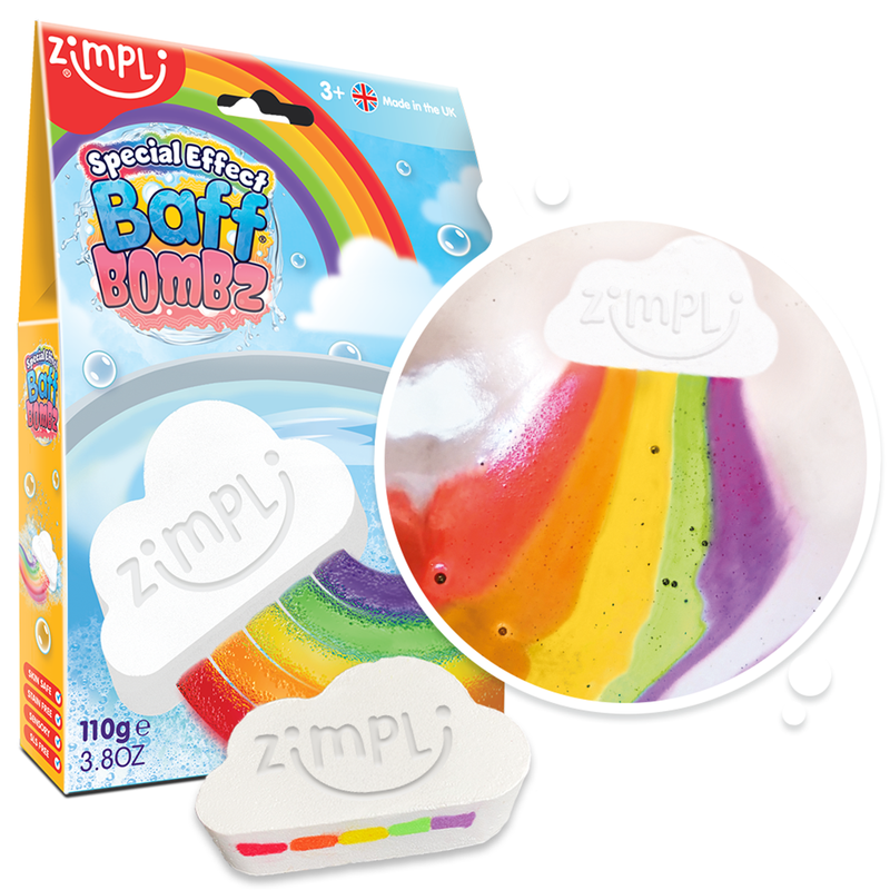 Baff Bombz Zimpli Large Rainbow Special Effect - Giocattolo da bagno Zimpli Kids