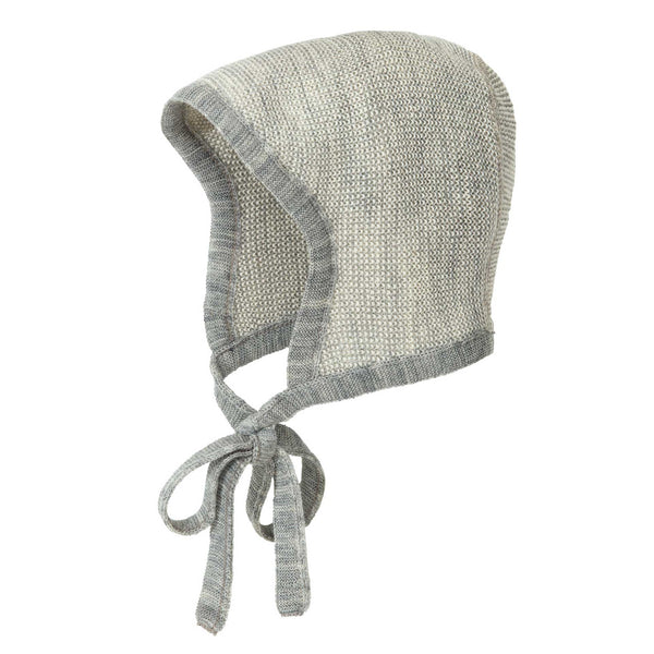 Bonnet in maglia di lana Disana - Grey Disana