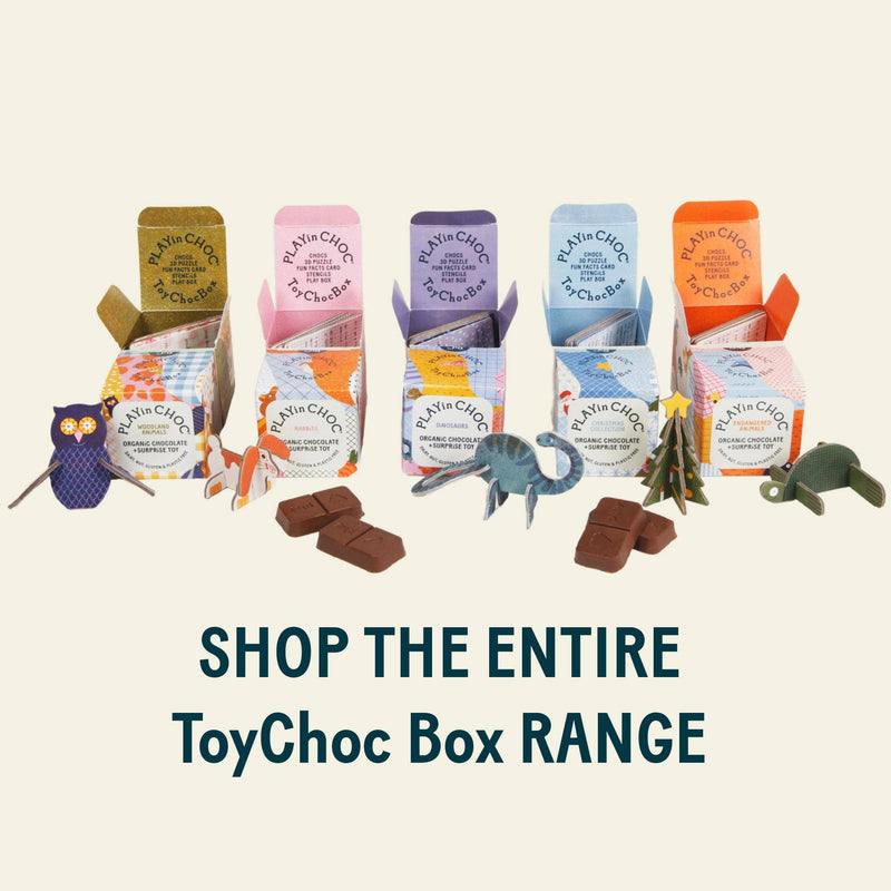 Toy Choc Box®ANIMALI IN VIA DI ESTINZIONE PLAYin CHOC