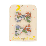 Mini fermagli per capelli a farfalla - Liberty Luciole et Petit Pois