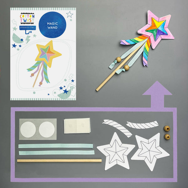 Kit fai da te - Crea la tua bacchetta magica Cotton Twist