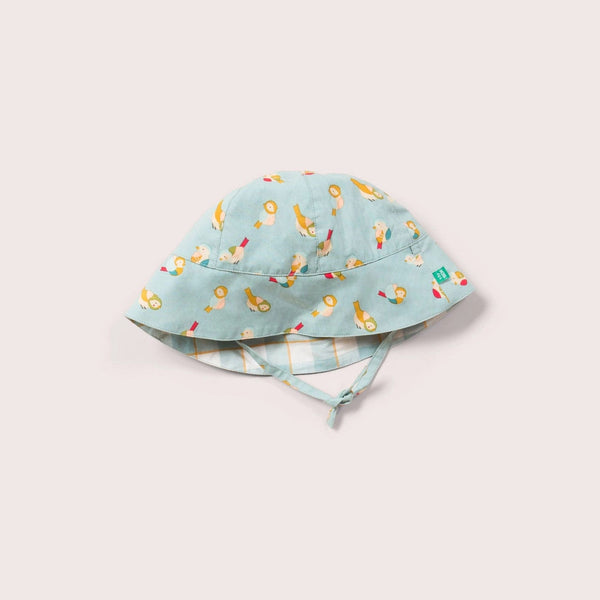 Cappello da sole reversibile Rainbow Birds Little Green Radicals