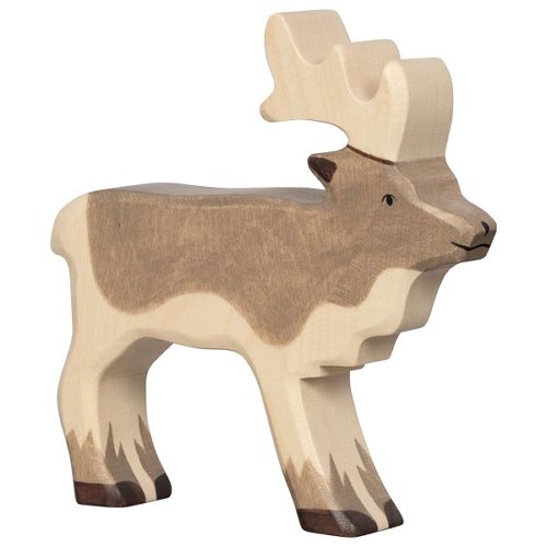 Figura di legno - Renna Holztiger