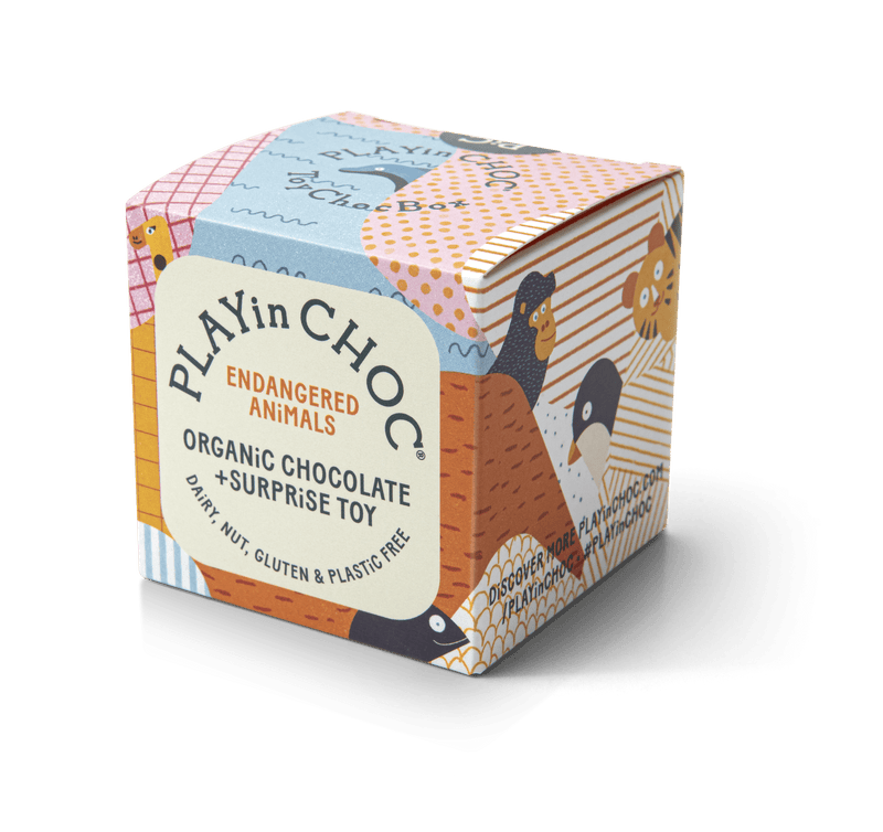 Toy Choc Box®ANIMALI IN VIA DI ESTINZIONE PLAYin CHOC