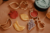 Mini set di taglierine ecologiche in plastilina per frutta Kinfolk Pantry