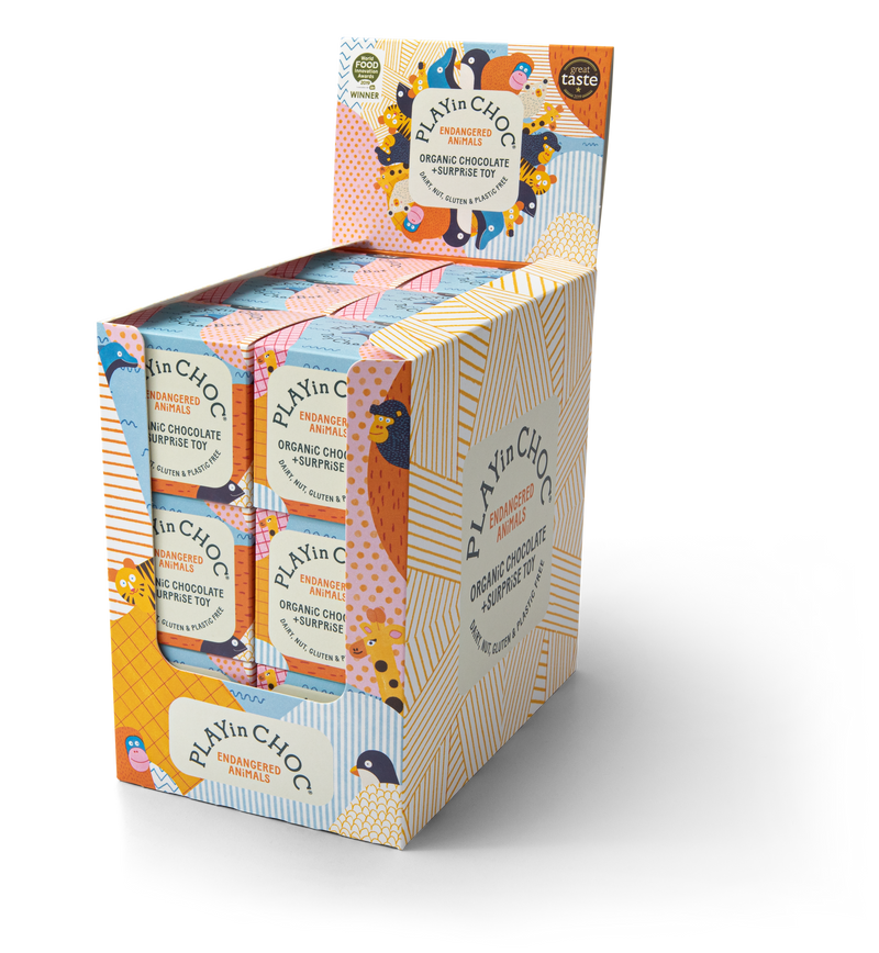 Toy Choc Box®ANIMALI IN VIA DI ESTINZIONE PLAYin CHOC