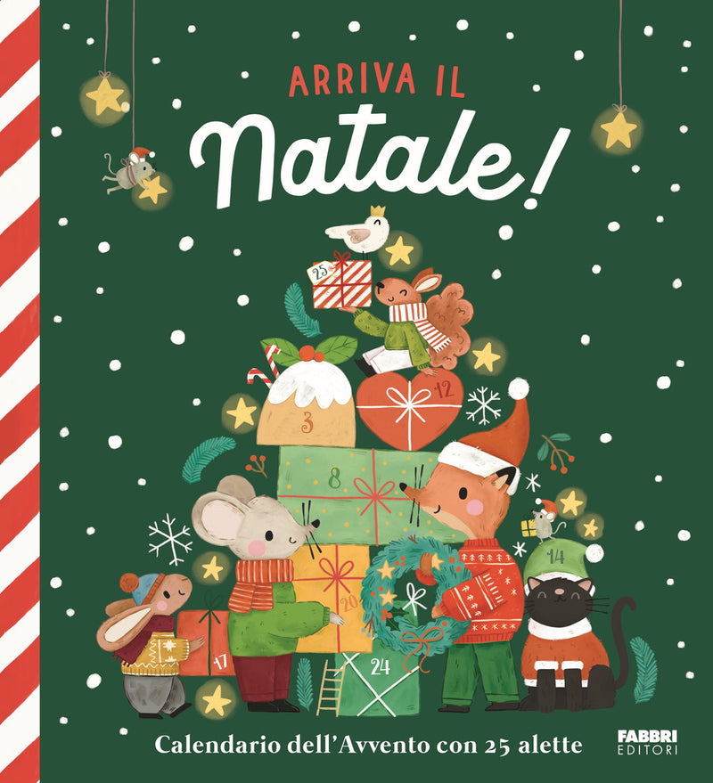 Arriva il natale! Calendario dell'avvento con 25 alette Fastbook