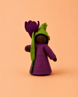 Bambolina in feltro Waldorf - Zafferano alpino Ambro Dolls