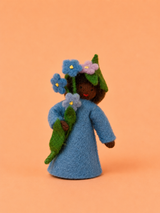 Bambolina in feltro Waldorf - Non ti scordar di me Ambro Dolls