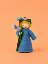 Bambolina in feltro Waldorf - Non ti scordar di me Ambro Dolls