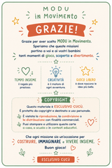 Carte delle Idee – Modu in movimento Cucù Mini&Mama
