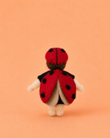 Bambolina in feltro Waldorf - Coccinella Ambro Dolls
