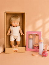 Set Bambola Minikane Achille + Tiny Harlow a scelta Tiny H