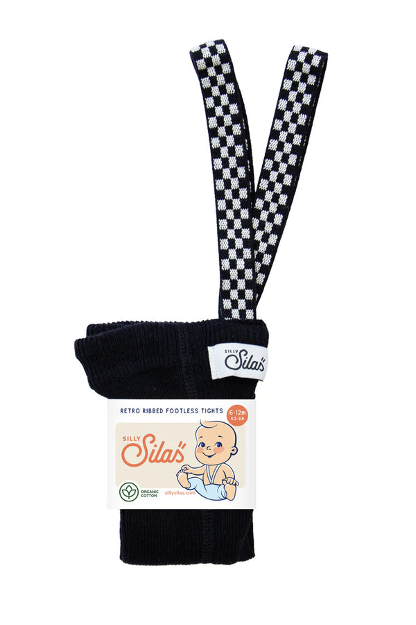 Pantaloni alle caviglie Silly Silas - Classic Black Checked Silly Silas