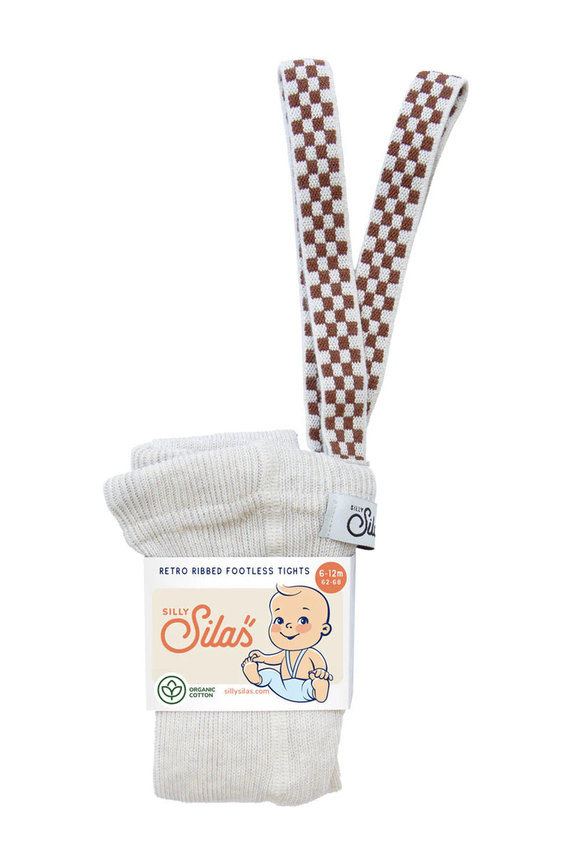 Pantaloni alle caviglie Silly Silas - Cream Blend Checked Silly Silas
