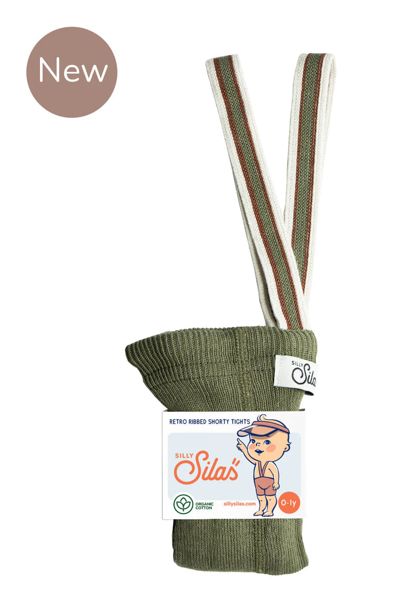 Pantaloncini corti Silly Silas - Olive Striped Silly Silas