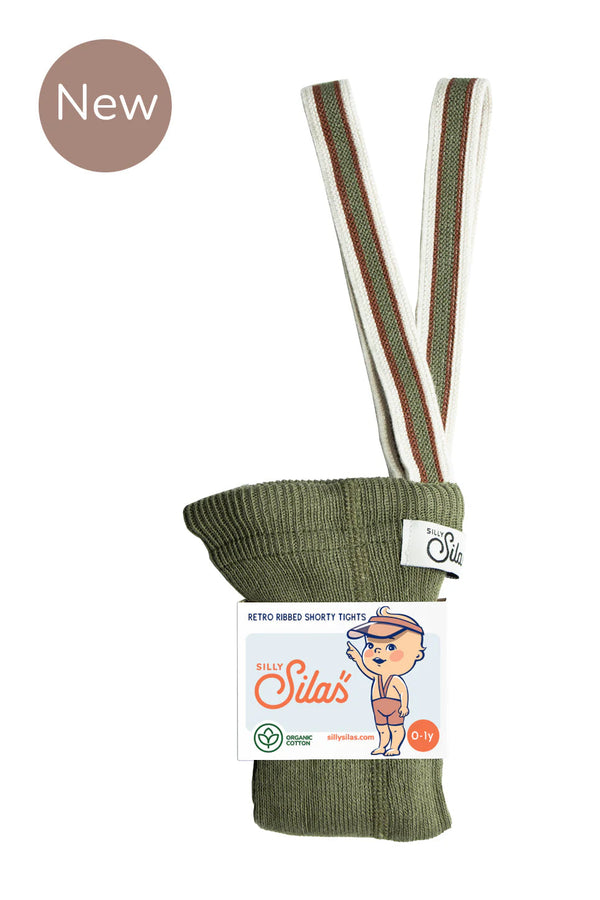 Pantaloni alle caviglie Silly Silas - Olive Striped Silly Silas