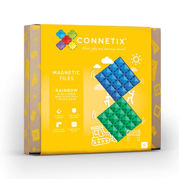 Base Plate pack 2 pezzi - Tessere magnetiche Connetix