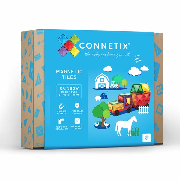 Motion Pack 24 pezzi - Tessere magnetiche Connetix