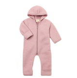 Tuta in pile 100% lana merino Engel con zip Engel