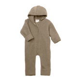 Tuta in pile 100% lana merino Engel con zip Engel