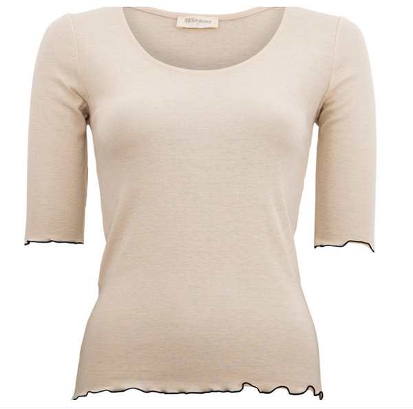 Maglia Donna mezza manica seta lana - Time Minimalisma Minimalisma