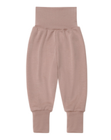 Pantaloni lunghi con elastico in vita in lana e seta Engel - Vari colori Engel