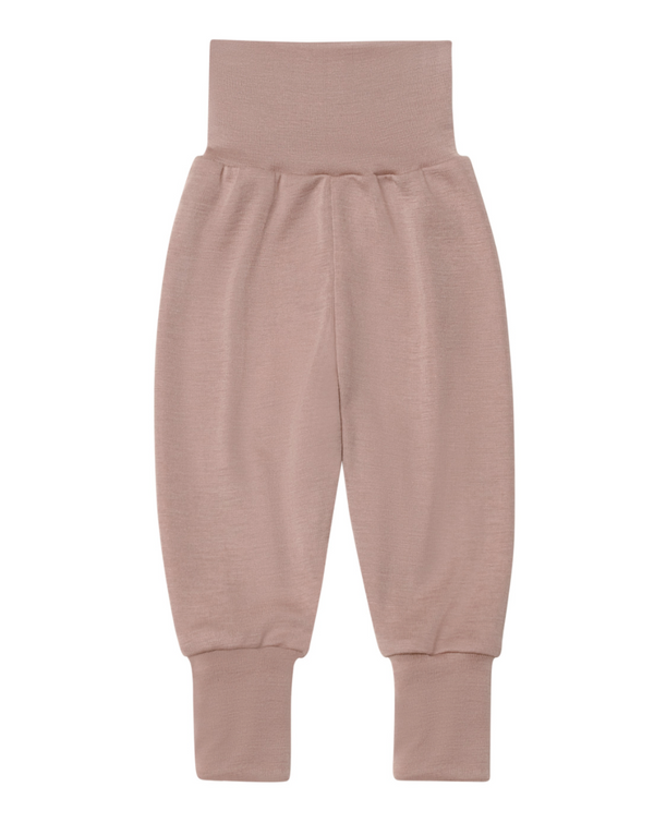 Pantaloni lunghi con elastico in vita in lana e seta Engel - Vari colori Engel