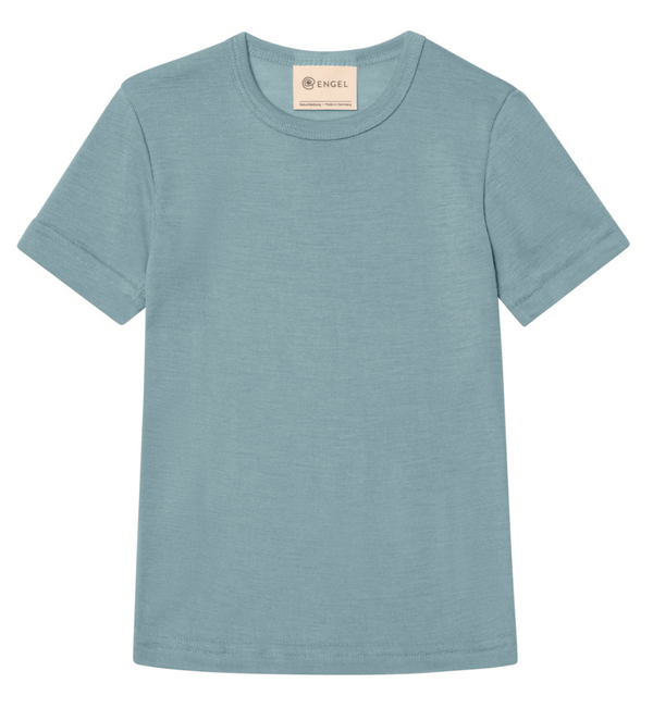 Maglia a maniche corte in lana e seta kids Engel - Vari colori Engel