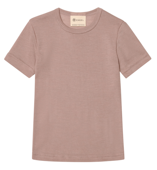 Maglia a maniche corte in lana e seta kids Engel - Vari colori Engel