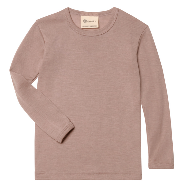 Maglia a maniche lunghe in lana e seta kids Engel - Vari colori Engel