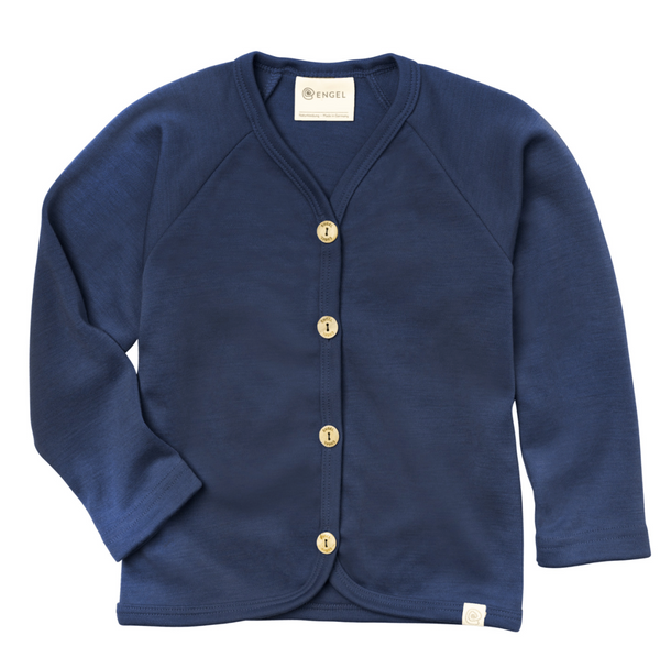 NUOVO -Cardigan in lana e seta INTERLOCK baby Engel - Vari colori Engel