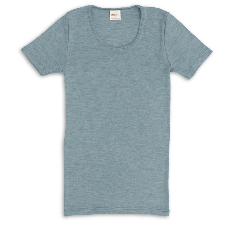 Maglia da donna a manica corta in lana e seta Engel - Vari colori Engel