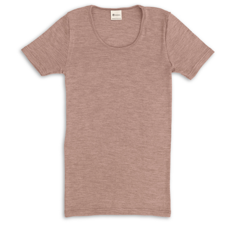 Maglia da donna a manica corta in lana e seta Engel - Vari colori Engel