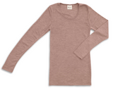 Maglia da donna a manica lunga in lana e seta Engel - Vari colori Engel
