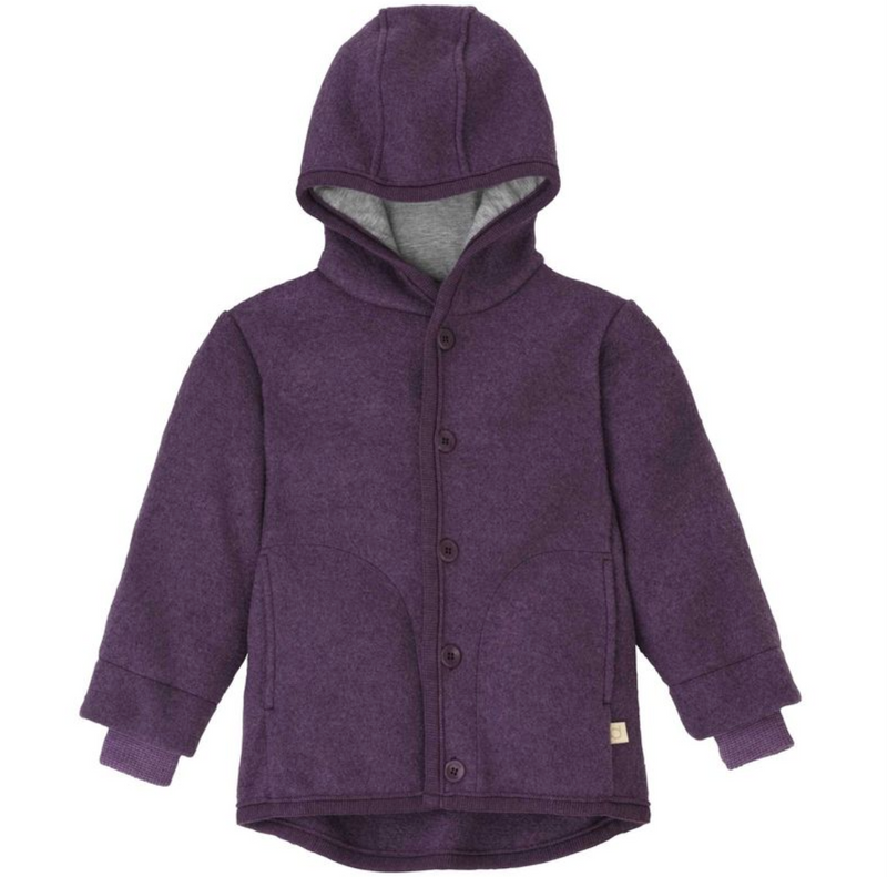 Giacca in lana cotta Disana - Melanzana Disana