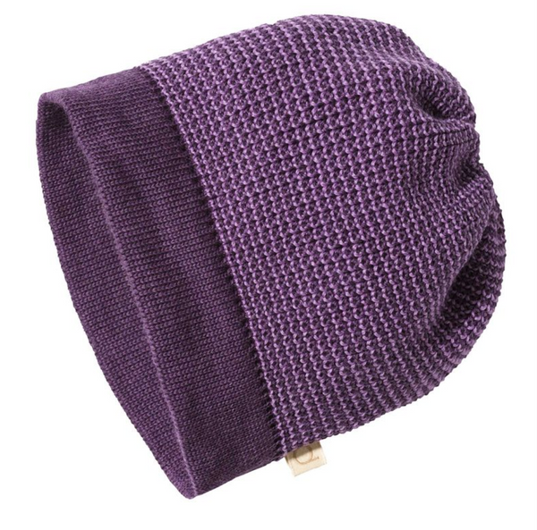Cuffietta in maglia di lana Disana - Melanzana Disana