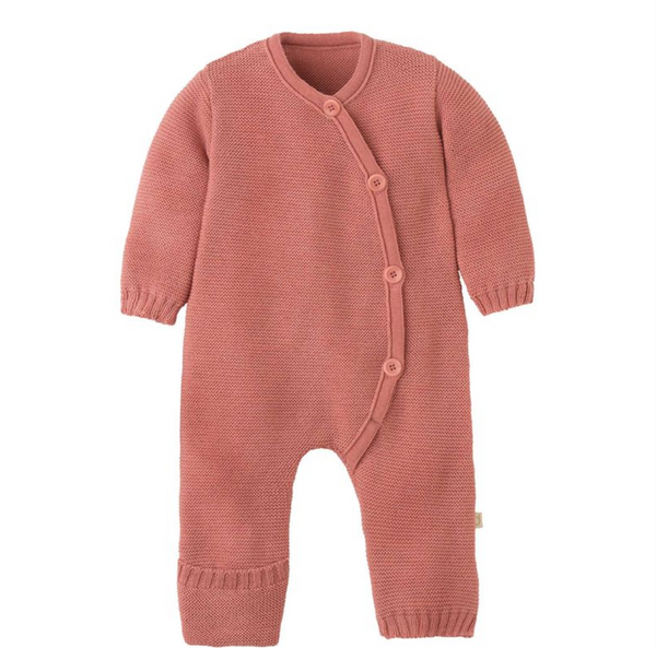 Tuta in maglia di lana Disana - Rosè Disana
